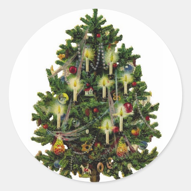 Adesivo Natal vintage (Frente)