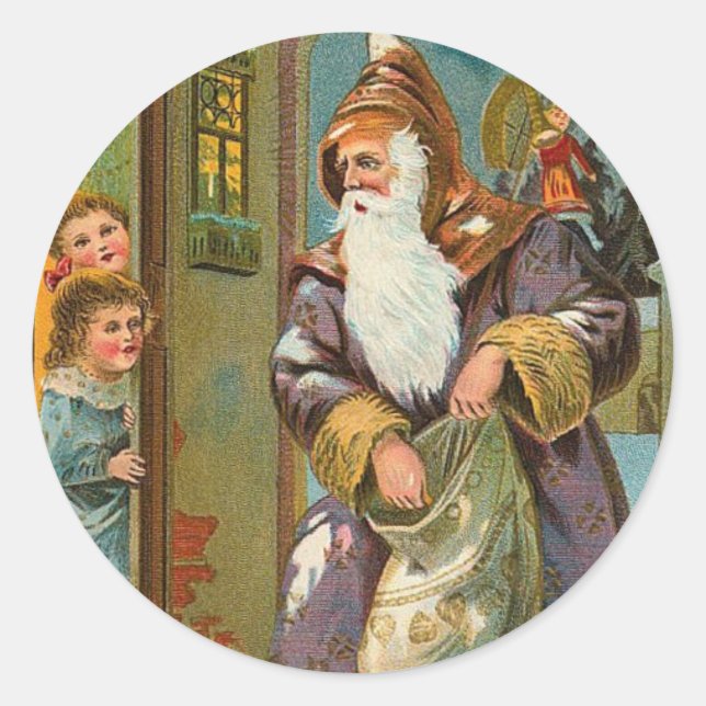 Adesivo Natal vintage (Frente)