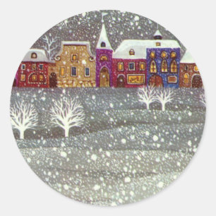 Adesivo Natal vintage, trenó aberto do cavalo de Papai