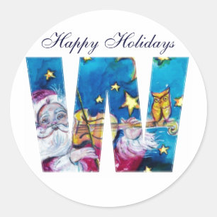 ADESIVO NATAL W CARTA/MONOGRAMA DE PAPAIS NOEIS INSPIRADOS