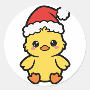 Adesivo Natalzinho do Pato de Natal