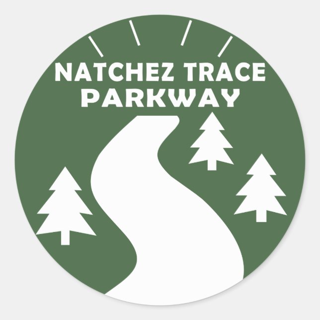 Adesivo Natchez Trace Parkway (Frente)