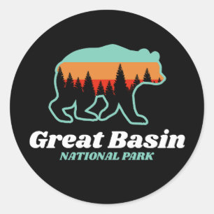 Adesivo National Park Nevada Bear Retro
