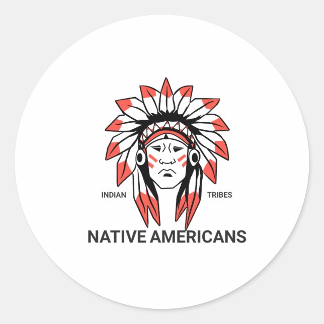 Adesivo Native American Stikers (Frente)