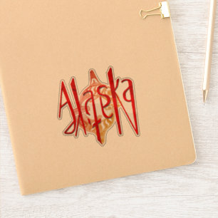 Adesivo Nativo Ambigram de Alaska