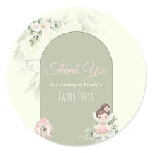 Nature Cute Flower Fairy 1st Birthday