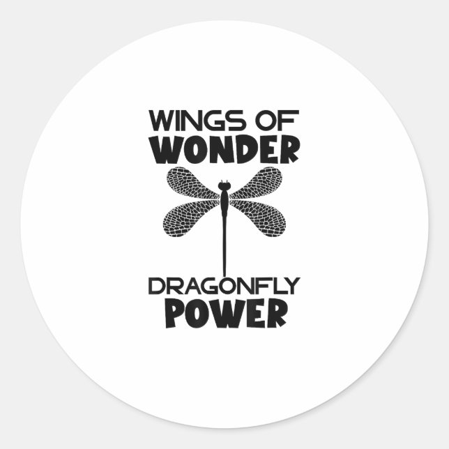 Adesivo Nature Insect Dragonflies Power Wings Of Wonder Dr (Frente)