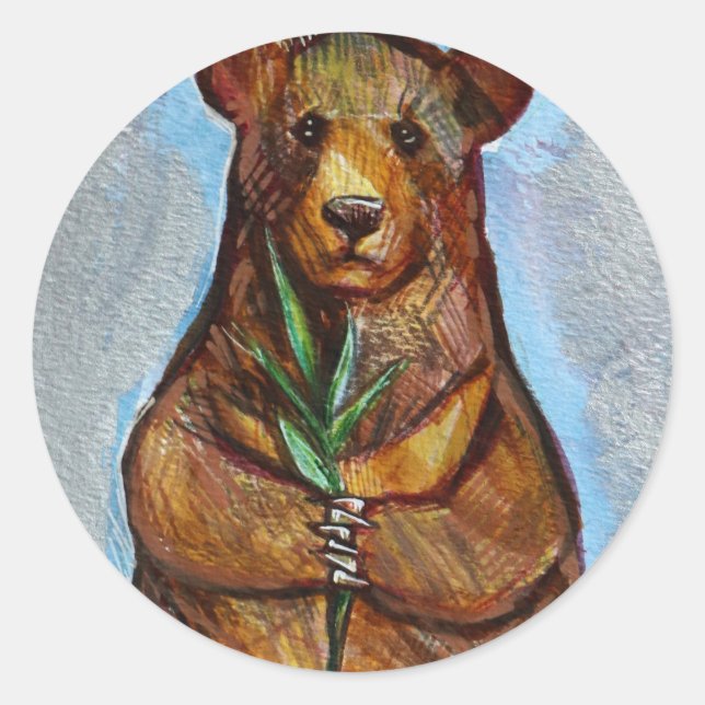 Adesivo Nature Lover Bear Art (Frente)