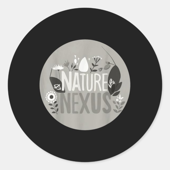 Adesivo Nature Nexus - Harmonia Natureza Para O Ambiente P (Frente)