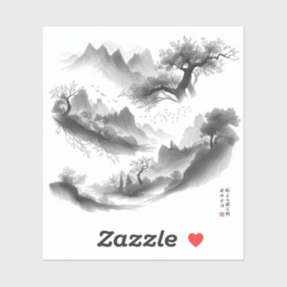 Adesivo Nature’s Fourfold Beauty in Black & White