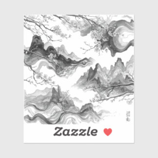 Adesivo Nature’s Fourfold Beauty in Black & White