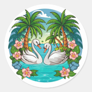 Adesivo NatureLovers , Cisnes
