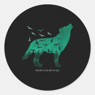 Adesivo Natureza É Arte De Deus - Proteção Ambiental