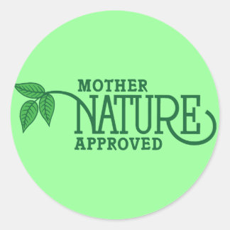 Adesivo Natureza Mãe Aprovada