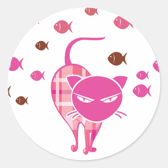 Adesivo Naughty Cat (Frente)