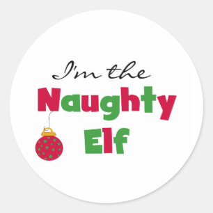 Adesivo Naughty Elf