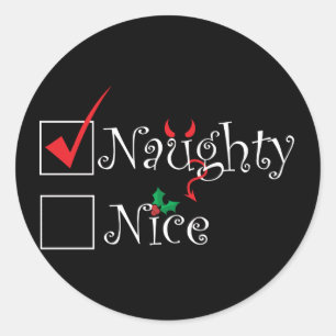Adesivo Naughty Nice