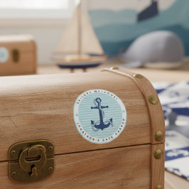 Adesivo Nautical Anchor & Rope Safe Harbor ID1250