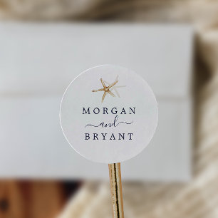 Adesivo Náutico Moderno  Frescos de Envelopes de Casament