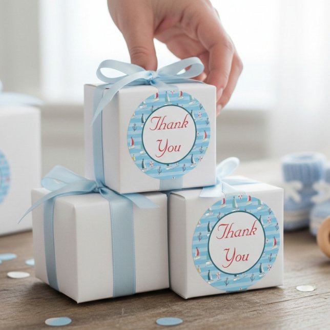 Adesivo Náutico - Navio de Navegação Obrigado (Criador carregado)