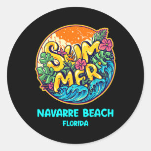 Adesivo Navarre Beach Flórida Férias de Verão Lembrança Ho