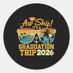 Adesivo Nave! É uma Viagem de Graduação 2026 Cruise Vacati