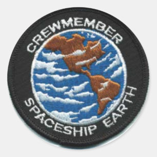 Adesivo Nave espacial Terra