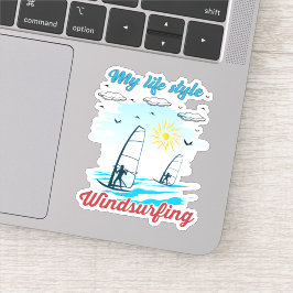 Adesivo Navegação Por Vento É O Meu Estilo De Vida