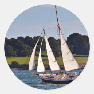 Adesivo Navegando em Newport, Rhode Island, EUA