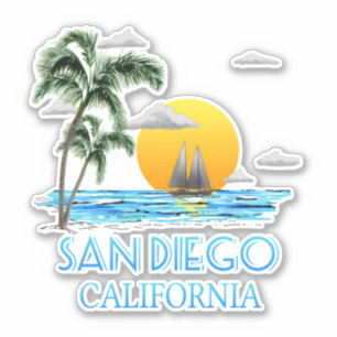 Adesivo Navigação de San Diego Califórnia