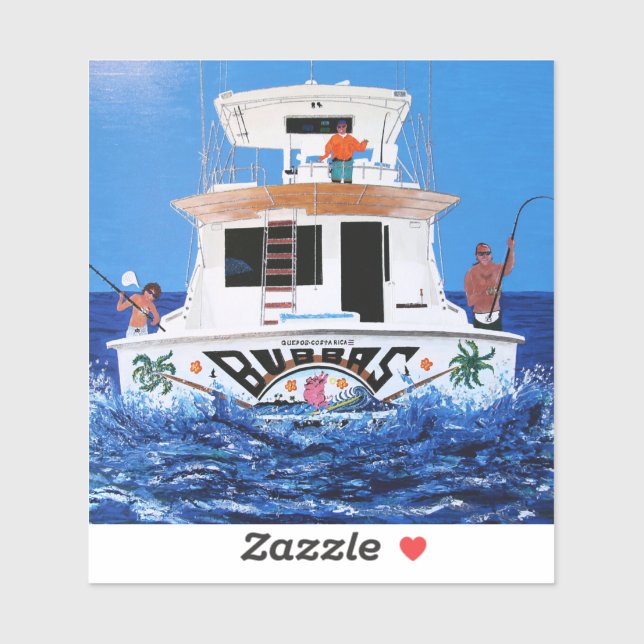 Adesivo Navio Bubba (Folha)