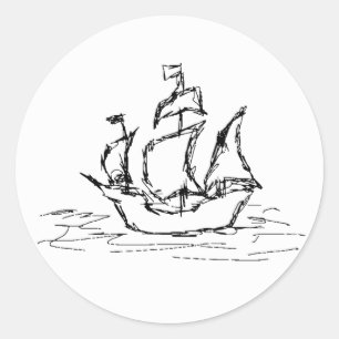 Adesivo Navio de pirata