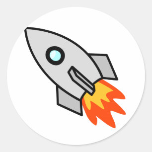 Adesivo Navio de Rocket dos desenhos animados
