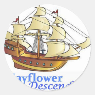 Adesivo Navio de vela descendente Mayflower