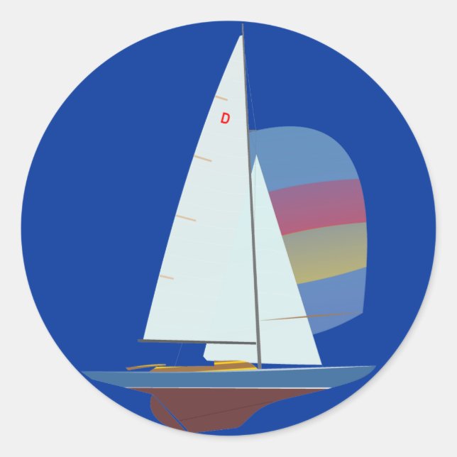 Adesivo Navio de vela Dragão Um Design (Frente)