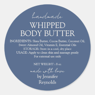 Adesivo Navy Handmade Body Butter Organic