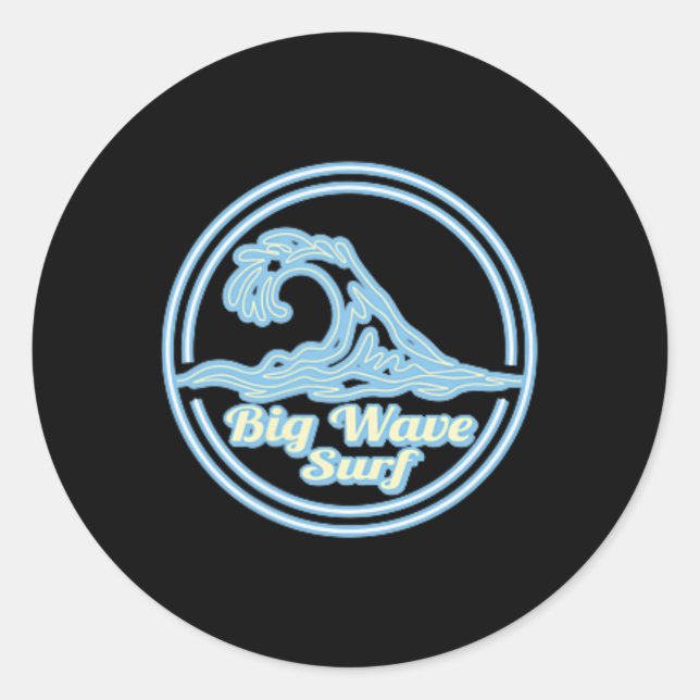 Adesivo Nazaré Portugal Big Wave Surf Club, Surfing Graphi (Frente)