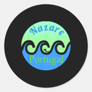 Adesivo Nazare Surfing Surf Portugal Beaches