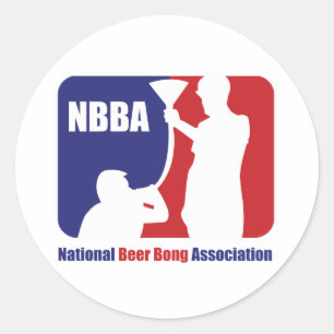 Adesivo NBBA, cerveja de Nationatl Bong a associação