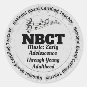 Adesivo NBCT Música Adolescência Precoce à Juventude Adult
