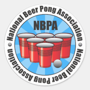 Adesivo NBPA - Associação Nacional de Pong de Cerveja - St