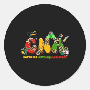 Adesivo Nc Preto Certified Nursing Istant Blac