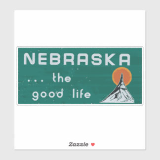Adesivo Nebraska. . .a boa vida - autocolante NE - decalqu