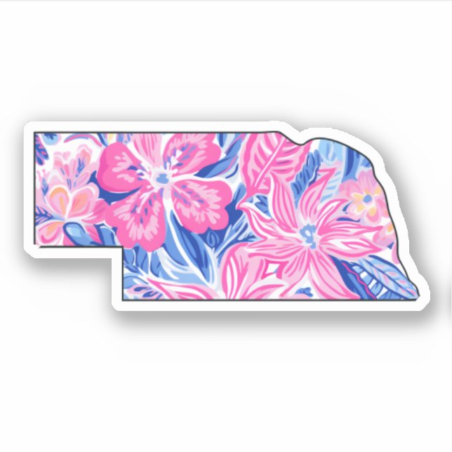 Adesivo Nebraska - Summer Sticker - Lilly Inspirado (Frente)