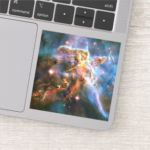 Adesivo Nebulosa da galáxia espacial. Estrelas do univers