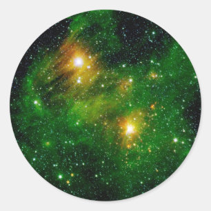 Adesivo Nebulosa de Nuvem de Gás Verde GL490 - Foto Espaci