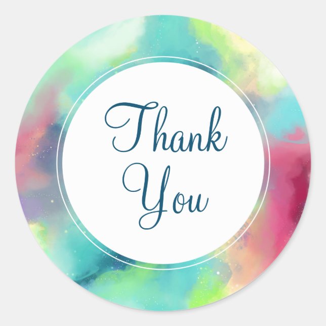 Adesivo Nebulosa do Espaço Verde Moderno e Vermelho (Frente)