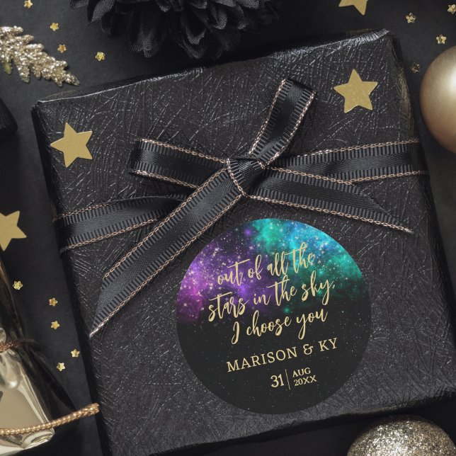 Adesivo Nebulosa Espacial Céu Celestial Nebula Dourada Cas (Criador carregado)