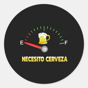Adesivo Necesito Cerveza Preciso De Cerveja Na Design Espa