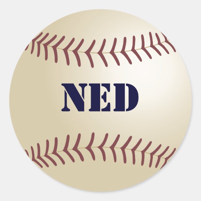 Adesivo Ned Baseball Sticker / Selo (Frente)
